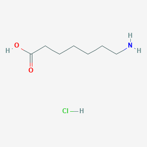 molecular formula C7H16ClNO2 B144459 7-Aminoheptanoic acid hydrochloride CAS No. 62643-56-5