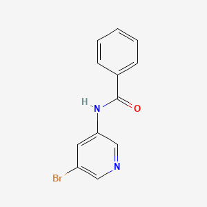 molecular formula C12H9BrN2O B1444591 N-(5-溴吡啶-3-基)苯甲酰胺 CAS No. 15862-47-2