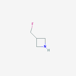 molecular formula C4H8FN B1444597 3-(Fluoromethyl)azetidine CAS No. 1443983-83-2