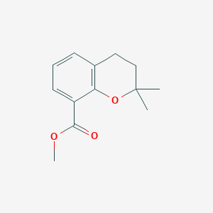 molecular formula C13H16O3 B1444603 Methyl 2,2-dimethylchroman-8-carboxylate CAS No. 1350761-44-2