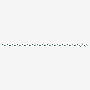 molecular formula C35H68 B14446043 Pentatriacontadiene CAS No. 77046-54-9