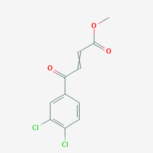 molecular formula C11H8Cl2O3 B14446059 Methyl 4-(3,4-dichlorophenyl)-4-oxobut-2-enoate CAS No. 78860-85-2