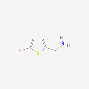 molecular formula C5H6FNS B1444606 (5-Fluorothiophen-2-yl)methanamine CAS No. 214759-36-1