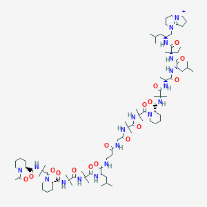 molecular formula C82H141N18O16+ B144461 Efrapeptin F CAS No. 131353-66-7