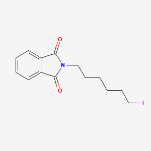 molecular formula C14H16INO2 B1444611 2-(6-碘己基)异吲哚-1,3-二酮 CAS No. 23644-79-3