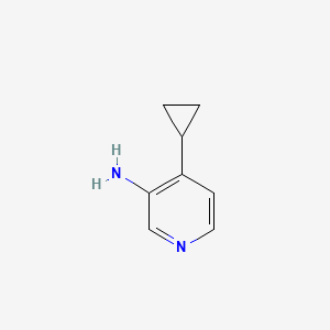 molecular formula C8H10N2 B1444612 4-Cyclopropylpyridin-3-amine CAS No. 1365763-16-1