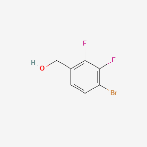 molecular formula C7H5BrF2O B1444613 (4-溴-2,3-二氟苯基)甲醇 CAS No. 162744-55-0