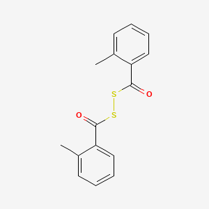molecular formula C16H14O2S2 B14446141 o-Toluoyl disulfide CAS No. 79674-08-1
