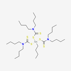 molecular formula C31H63N3S6Sn B14446151 n-Butyltin tris(dibutyldithiocarbamate) CAS No. 73927-88-5