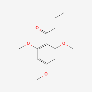 molecular formula C13H18O4 B14446163 1-(2,4,6-Trimethoxyphenyl)butan-1-one CAS No. 76569-40-9