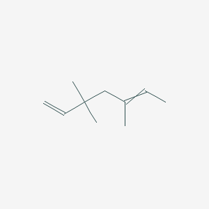 molecular formula C10H18 B14446271 1,5-Heptadiene, 3,3,5-trimethyl- CAS No. 74630-29-8