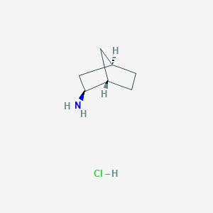 molecular formula C7H14ClN B1444631 exo-Bicyclo[2.2.1]heptan-2-amine hydrochloride CAS No. 673459-31-9