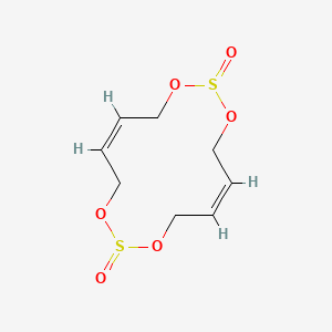 molecular formula C8H12O6S2 B14446335 2-Butynylene sulfite CAS No. 74039-55-7