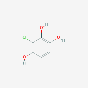 molecular formula C6H5ClO3 B14446361 1,2,4-Benzenetriol, chloro- CAS No. 75562-91-3