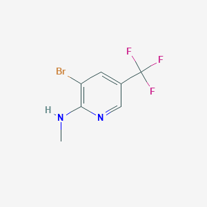 3-bromo-N-methyl-5-(trifluoromethyl)pyridin-2-amine