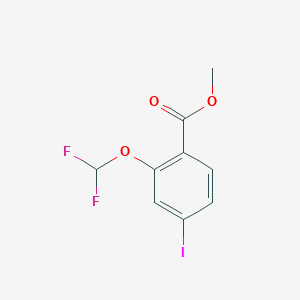 Benzoic acid, 2-(difluoromethoxy)-4-iodo-, methyl ester