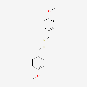 molecular formula C16H18O2Te2 B14446487 Bis[(4-methoxyphenyl)methyl]ditellane CAS No. 78547-47-4