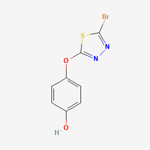 4-[(5-Bromo-1,3,4-thiadiazol-2-yl)oxy]phenol