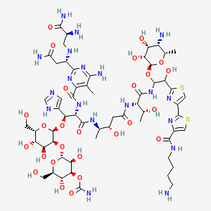 molecular formula C59H91N19O26S2 B14446525 Tallysomycin S10B CAS No. 76069-32-4