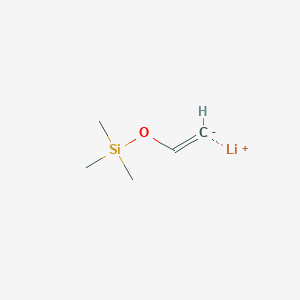 molecular formula C5H11LiOSi B14446528 Lithium;ethenoxy(trimethyl)silane CAS No. 78108-48-2