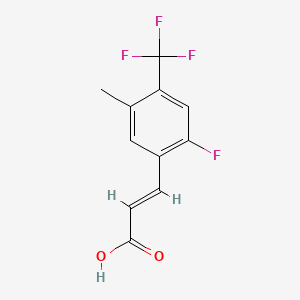2-Fluoro-5-methyl-4-(trifluoromethyl)cinnamic acid