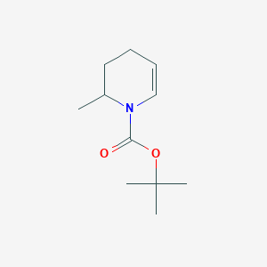 molecular formula C11H19NO2 B1444658 1-Boc-2-methyl-1,2,3,4-tetrahydro-pyridine CAS No. 1257080-98-0