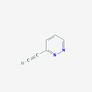 molecular formula C6H4N2 B1444659 3-Ethynylpyridazine CAS No. 1017793-08-6
