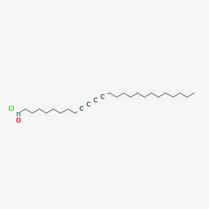 molecular formula C26H43ClO B14446639 Hexacosa-10,12-diynoyl chloride CAS No. 75495-25-9
