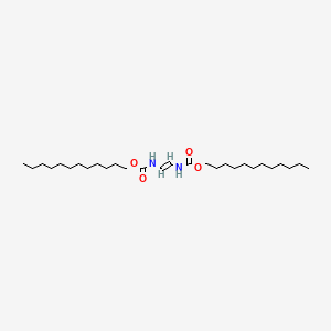 molecular formula C28H54N2O4 B14446704 Didodecyl vinylenedicarbamate CAS No. 73622-95-4