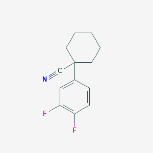 molecular formula C13H13F2N B1444672 1-(3,4-Difluorophenyl)cyclohexanecarbonitrile CAS No. 944352-59-4