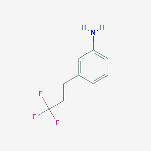 molecular formula C9H10F3N B1444674 3-(3,3,3-Trifluoropropyl)aniline CAS No. 1384428-29-8