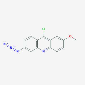 molecular formula C14H9ClN4O B14446775 6-Azido-9-chloro-2-methoxyacridine CAS No. 77384-33-9