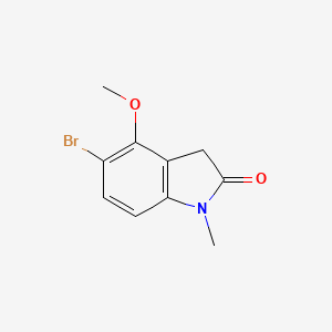 5-Bromo-4-methoxy-1-methyl-1,3-dihydro-indol-2-one