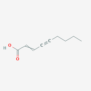 molecular formula C9H12O2 B14446880 Non-2-en-4-ynoic acid CAS No. 74177-08-5