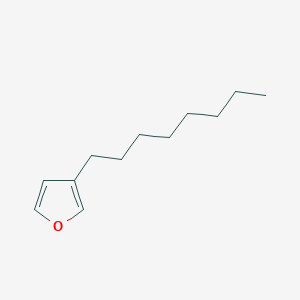 molecular formula C12H20O B14446892 3-Octylfuran CAS No. 79265-14-8