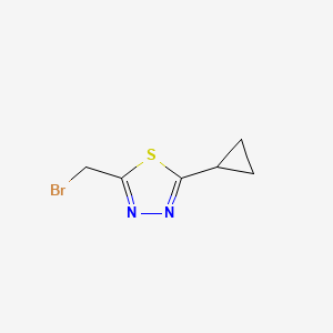 2-(Bromomethyl)-5-cyclopropyl-1,3,4-thiadiazole