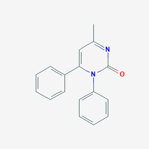 molecular formula C17H14N2O B14446925 4-Methyl-1,6-diphenylpyrimidin-2(1H)-one CAS No. 74152-14-0