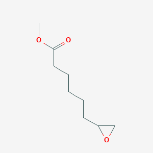 molecular formula C9H16O3 B14446988 Methyl 6-(oxiran-2-YL)hexanoate CAS No. 76543-10-7