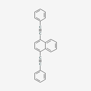 molecular formula C26H16 B14446990 1,4-Bis(phenylethynyl)naphthalene CAS No. 73888-61-6