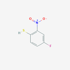 molecular formula C6H4FNO2S B1444710 4-Fluoro-2-nitrobenzenethiol CAS No. 654063-68-0