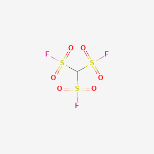molecular formula CHF3O6S3 B14447124 Methanetrisulfonyl trifluoride CAS No. 75533-68-5