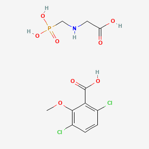 molecular formula C11H14Cl2NO8P B14447160 Fallow master CAS No. 76364-42-6