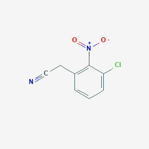 molecular formula C8H5ClN2O2 B14447204 (3-Chloro-2-nitrophenyl)acetonitrile CAS No. 77158-79-3