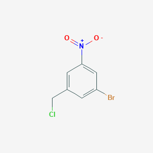 molecular formula C7H5BrClNO2 B1444722 1-Bromo-3-(chloromethyl)-5-nitrobenzene CAS No. 318261-49-3
