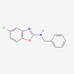 molecular formula C14H11ClN2O B14447232 2-(Benzylamino)-5-chlorobenzoxazole CAS No. 78749-89-0