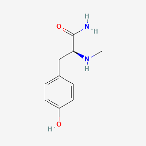 (S)-3-(4-hydroxyphenyl)-2-(methylamino)propanamide