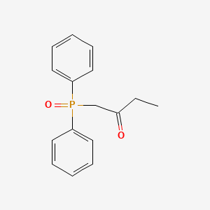 molecular formula C16H17O2P B14447254 1-(Diphenylphosphoryl)butan-2-one CAS No. 73270-33-4