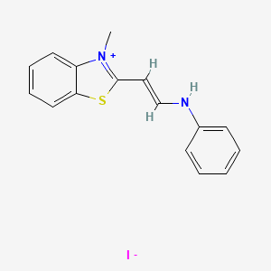 molecular formula C16H15IN2S B1444728 2-(2-Anilinovinyl)-3-methylbenzothiazolium iodide CAS No. 61327-99-9