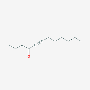 molecular formula C12H20O B14447295 Dodec-5-YN-4-one CAS No. 73922-78-8