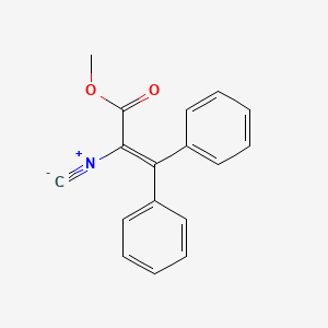 molecular formula C17H13NO2 B14447301 Methyl 2-isocyano-3,3-diphenylprop-2-enoate CAS No. 76203-05-9